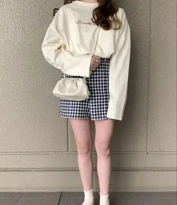 Heather 아이네네 콜라보 모듬 숏팬츠 깅엄 체크
