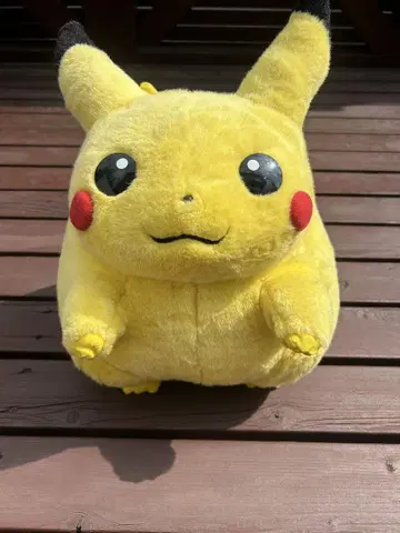 피카츄 등신대 봉제 인형 초기 TOMY