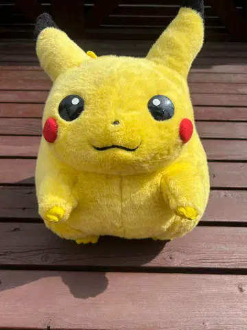 피카츄 등신대 봉제 인형 초기 TOMY