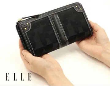 ELLE 장지갑 블랙