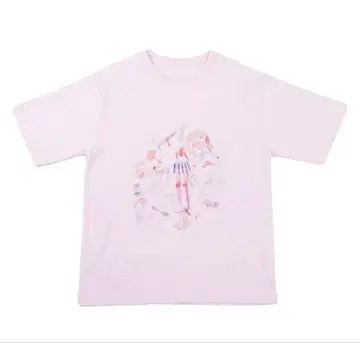 oshigh Utopia T 셔츠 오버 사이즈 pink 한국 브랜드
