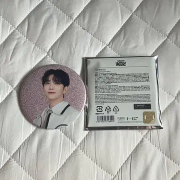 캔뱃지 글리터 마감 약 8cm