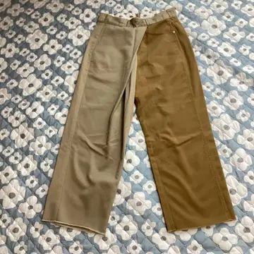 Dickies 백 지퍼 비대칭 워크 팬츠 디키즈