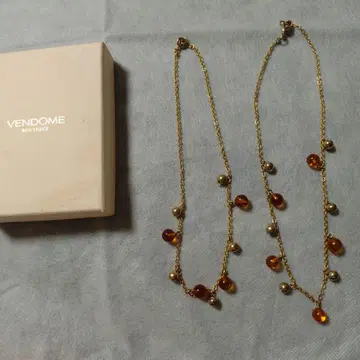 VENDOME BOUTIQUE 오렌지 목걸이