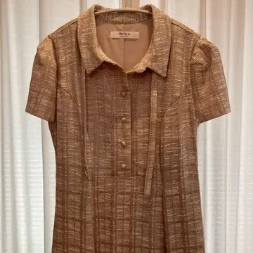 Annecy Belted Dress misty pink M 사이즈