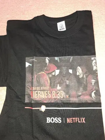 BOSS Netflix 페이퍼 하우스 티셔츠