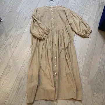FREEK'S STORE 베이지 긴팔 셔츠 원피스