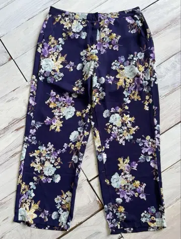 VINTAGE 꽃무늬 이지 팬츠 올 패턴