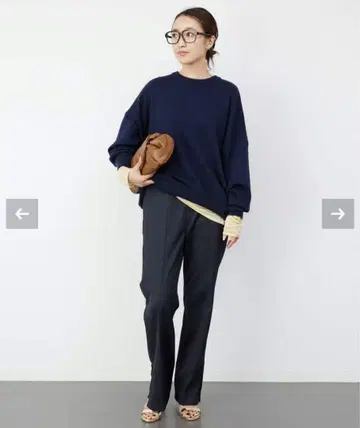 새상품 두지엠 클라세 네이비 지퍼 팬츠