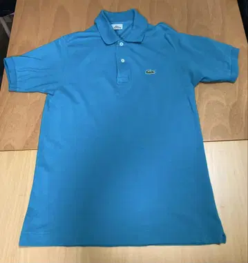 LACOSTE MENS 피케 셔츠 사이즈 3 터콰이즈