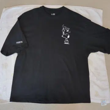 NEWERA 블랙 티셔츠 L 스누피
