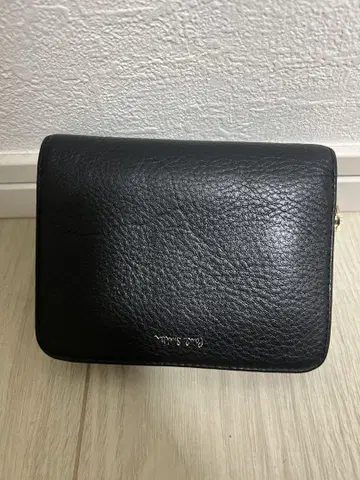 폴스미스 HEART PULL WALLET 반지갑 블랙
