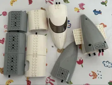 LEGO 부품 화이트 그레이