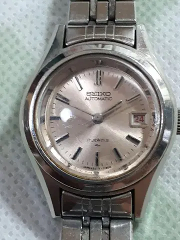 SEIKO 오토매틱 시계 실버 다이얼