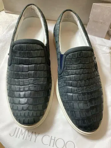 JIMMY CHOO 슬립온 네이비