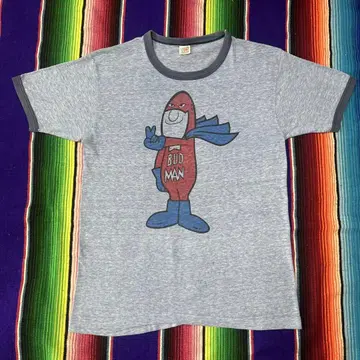 70s USA 제작 Hanes BUD MAN 티셔츠 Budweiser