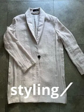 styling/ pale pink 테일러드 자켓