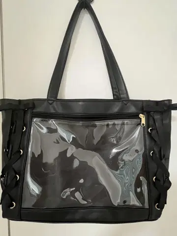 WEGO 레이스업 이타백 S 사이즈 블랙
