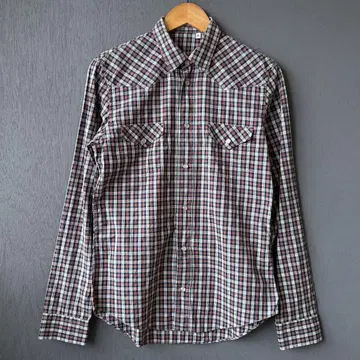 새상품급 이탈리아제 코튼 100% UNITED ARROWS 마드라스 체크
