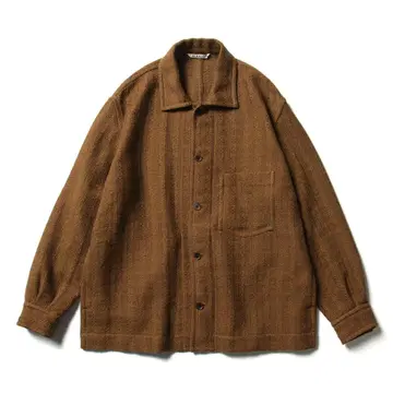 AURALEE 커버올 COTTON LINEN LENO BLOUSON