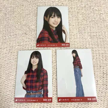 카키 하루카 플란넬 셔츠 브로마이드