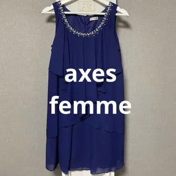 [ axes femme ] 펄 비즈 장식 드레스 M 사이즈
