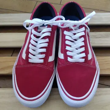 VANS 레드 로우컷 스니커즈 [ 27cm ]