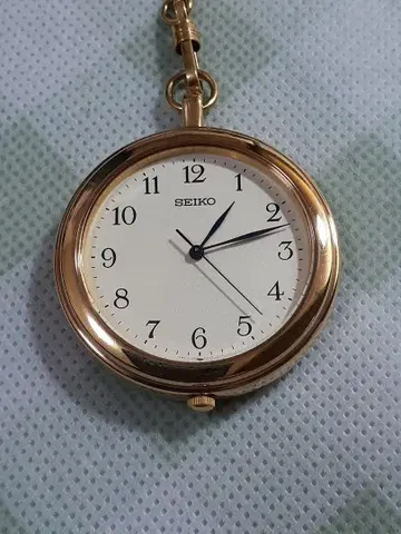 SEIKO 회중시계 골드