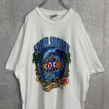 Lee SPORT 90년대 슈퍼볼 슈퍼 선데이 프린트 티셔츠 2XL