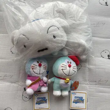 도라에몽 시로 봉제 인형 3개 세트