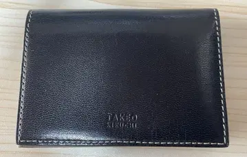 TAKEO KIKUCHI 다케오 키쿠치 아닐린 고트 명함지갑