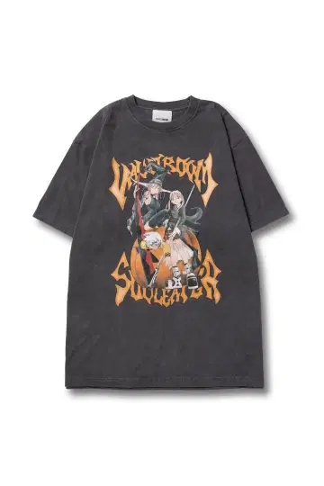 XL SOUL & MAKA TEE / CHARCOAL