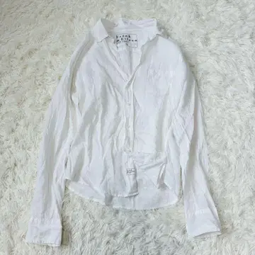 Frank 프랭크 앤 일리 린넨 화이트 셔츠 긴팔 스키퍼 BARRY
