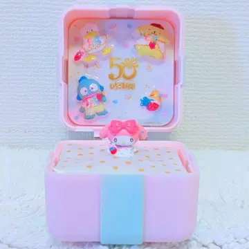 마이멜로디 유메큥 반지 BOX 산리오 딸기신문 50주년 기념