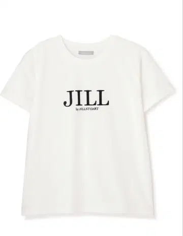 JILL by JILLSTUART 오가닉 자수 로고 티셔츠