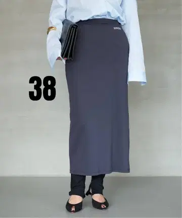 [ AMERICANA/아메리카나 ] COOL SKIRT 블랙 38