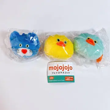 mojojojo 페이스 마스코트 3세트 고양이 병아리 새
