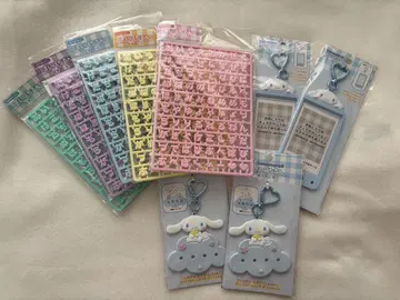산리오 시나모롤 마이파치룬 문자 부품 & 키링