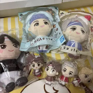 BANDAI K-POP 아이돌 봉제 인형 7종 세트