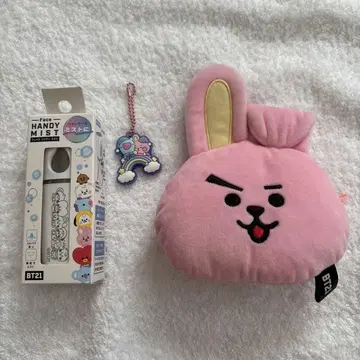 BT21 교통카드 케이스 파우치/COOKY & 휴대용 미스트 & 키링