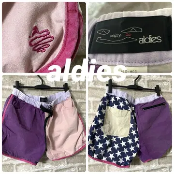 aldies 남성용 L 숏팬츠 크레이지 컬러 하프 팬츠 핑크
