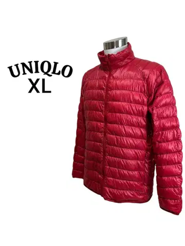 UNIQLO XL 레드 울트라 라이트 다운 자켓