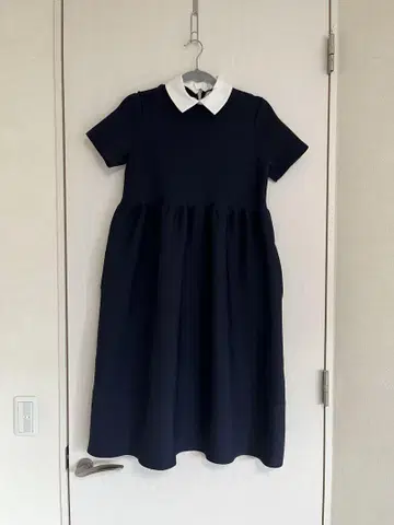 미사용 택 포함 UNITED ARROWS 페플럼 숏 슬리브 원피스