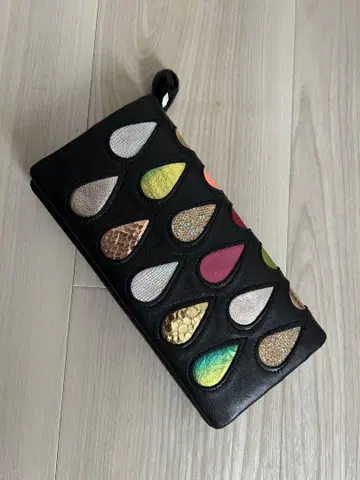 tsumori chisato 장지갑 블랙 CARRY 드롭스