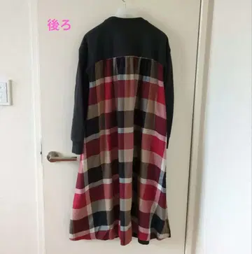 BLUE LABEL 체크 무늬 롱 원피스 36
