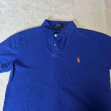 POLO RALPH LAUREN 반팔 피케 셔츠 파랑