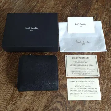 PaulSmith 폴스미스 2단 지갑 사피아노 가죽 블랙