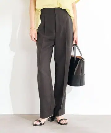 그린 라벨 Soft 린넨 라이크 팬츠 DK.Gray 38
