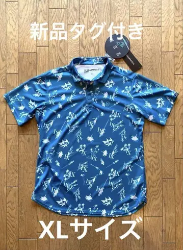 택 포함 새 상품 LUXEAKMPLUS 블루 계열 피케 셔츠 XL 사이즈