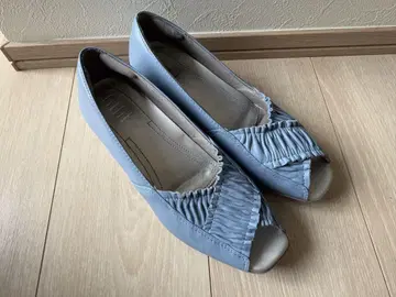 셔링 크로스 랩 오픈토 신발